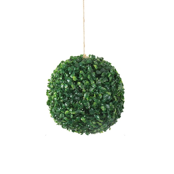 XIBUFE 2026 New Plastic Milan Grass Balls,Realistic Milano Grass Ball Design Plastic Grass Balls,Long Lasting,Fade Resistant Material No Maintenance Needed for Lasting Green Synthetic Grass Balls,9In