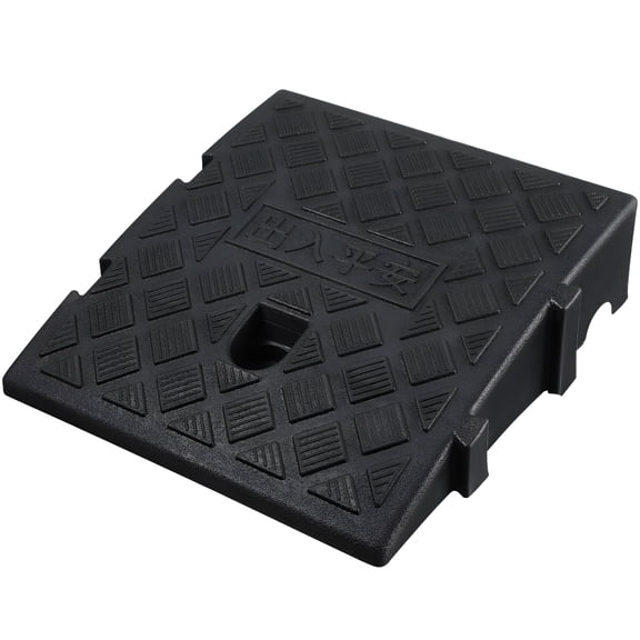 XIBUFE 2026 New Plastic Ramp,Lightweight Portable Threshold Ramp for Wheelchair,Scooter,Walker,Mobility Aid,Black,1.08 Lbs