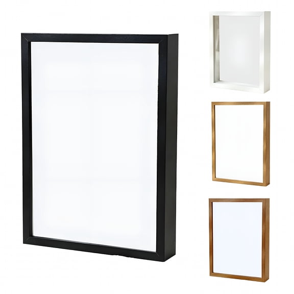 XIBUFE 2026 New Shadow Box Frame Display Case,Flower Display 3D Picture Frames,Seashell Display Box with Thickened Glass for Desktop Decoration for Desk, Shelf, Mantel, Office
