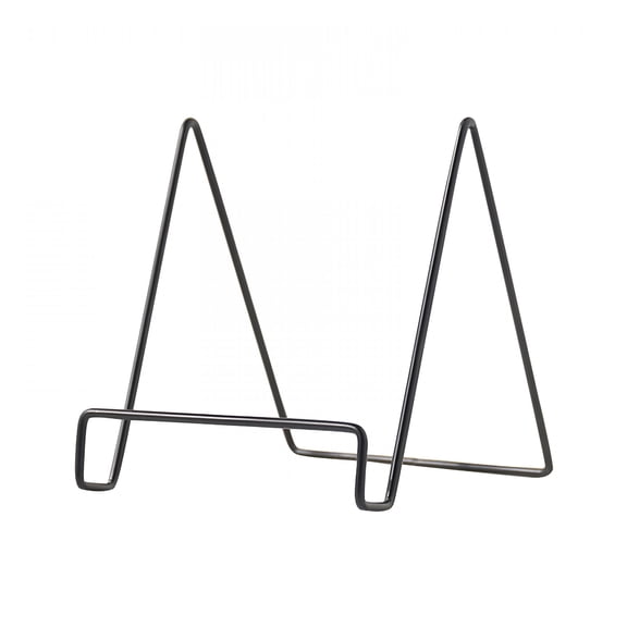 XIBUFE 2026 New Shelves,Black Display Stands Square Plate Holder Display Stand Frame Stand for Picture Decorative Plate Photo Easel and Artistic Work,Rack,1Pc Storage Rack