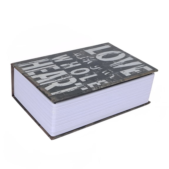 XIBUFE 2026 New Simulation Dictionary Book Money Box with Combination Lock,Stainless Steel Liner,Ideal for Home Office Use - Concealed Storage for Cash,Cards,Jewelry,And Valuables