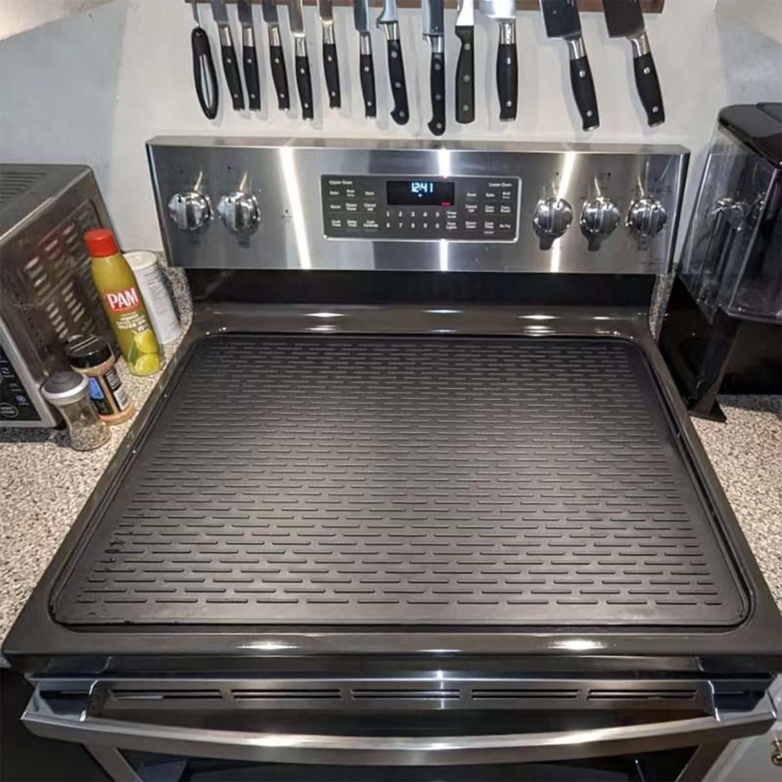 XIBUFE 2026 New Stove Top Cover for Electric Stove Extra Large Silicone Stove Burner Covers Heat Resistant Stove Cover for Glass Cooktop and Ceramic Stove for Kitchen Home Restaurant