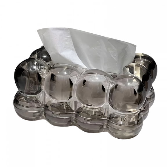 XIBUFE 2026 New Tissue Box Cover Plastic Bubble Art Cloud Shaped Holder Napkin Imitation Ceramic Cloud Tissue Boxes Storage Decorative Tissue Box Organizer Dispenser for Home Decor Table Centerpiece