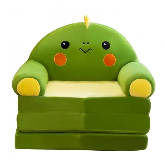 XIBUFE 2026 New Toddler Chair Kids Sofa Toddler Sofa Kids Couch Fold Out 2 in 1 Flip Out Couch and Mini Sofa for Girls and Baby Couch for 1-4 Year Olds-Cute and Comfy Baby Sofa