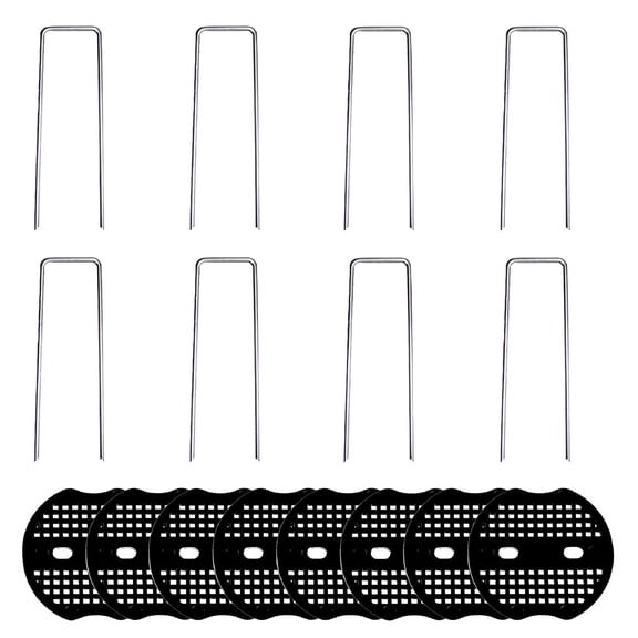 XIBUFE 2026 New U Shape Ground Anchors Pegs Landscaping Staple Outdoor Ground Hook for Garden for Lawn, Patio, Yard, Camping