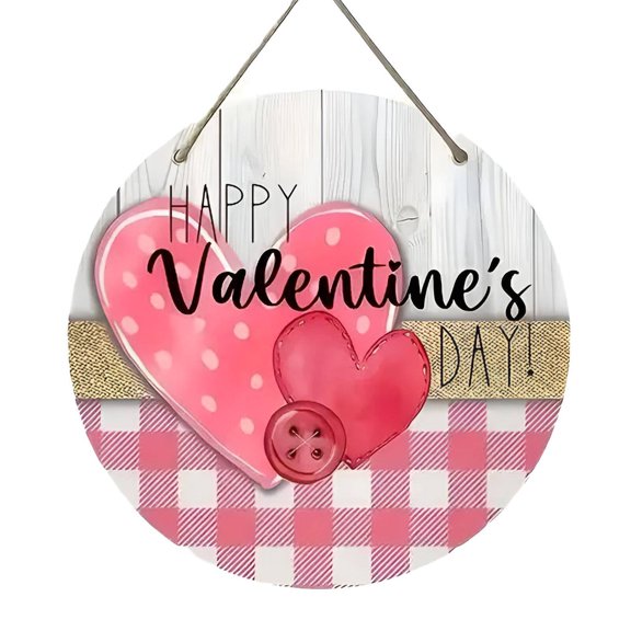 XIBUFE 2026 New Valentines Day Decorations Festive Holiday Display Wood Decor Elevates Romantic Mood Valentines Day Decoration Style1 for Living Rooms Table Settings Romantic Spaces Holiday Gifting.