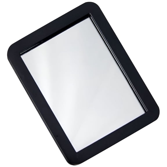 XIBUFE 2026 New Vanity Lighted Polished Magnetic Makeup Mirror for Bathroom,Dressing Table,Bedroom,Vanity Station Black, 17.50X13.500X.60Cm