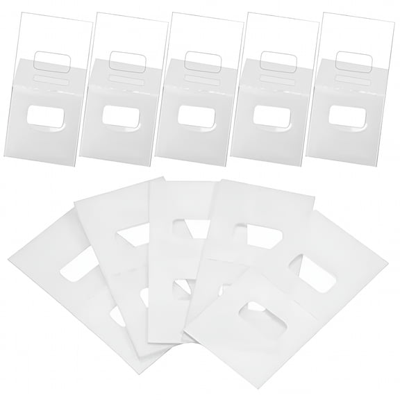 XIBUFE 10Pcs Vertical Blind Repair Tabs, Self-Adhesive PVC Replacement Slats Fixers, Window Treatment Accessories for Home, Office, Kitchen