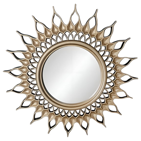 XIBUFE 2026 New Wall Mirrors Decorative,Room Decoration Hanging Mirror,Flexible Frame Decorative Mirror,Swipe Gold for Living Room, Bedroom, Hallways, Entryways, Home Decor, Wall Accent