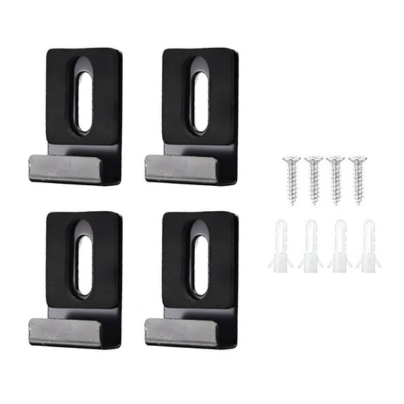 XIBUFE 2026 New Wall Mount Mirror Bracket Metal Mirror Clips Wide Channel Mirror Hanger Clip Kit for Rustproof Load-Bearing Wall Mounting Large Heavy Retainer Clips