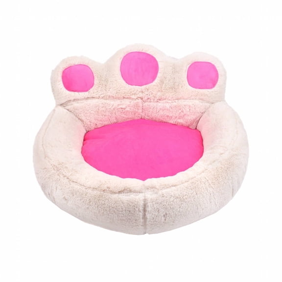 XIBUFE 2026 New Washable Dog Bed Simple and Practical Dog Mat High-Quality Pp Cotton Cat Beds for Indoor Cats White M for Sleeping Lounging Indoor Comfort Relaxation