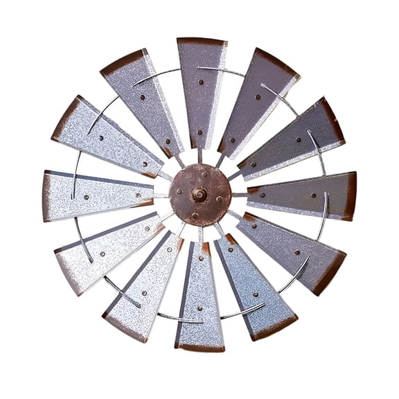 XIBUFE 2026 New Windmill Rustic Farmhouse Windmill Wall Decoration Unique Metal Art for Home Bedroom Living Room Country Charm