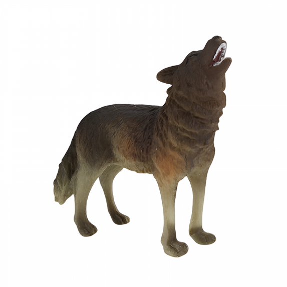 XIBUFE 2026 New Wolf Miniature Figurine Pvc Figurines & Knick-Knacks for Desk, Shelf, Office, Living Room, Bedroom