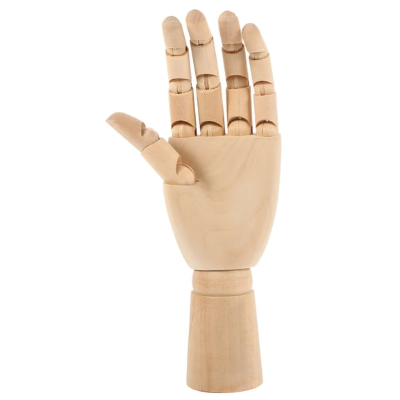 XIBUFE 2026 New Wooden Hand Model Flexible Fingers Hand Manikin Hand Figure Sketching Hand,For Drawing,Art Practice,Figure Sketching,Model Posing,Creative Projects