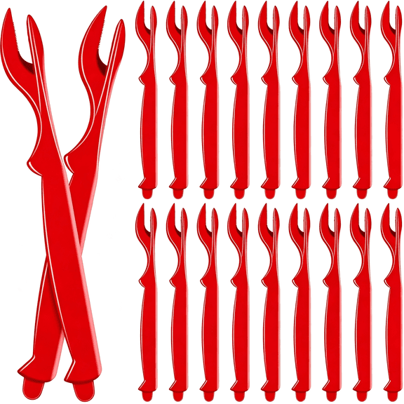 XIBUFE 20Pcs Crab Legs Crackers - Crackers Picks Tools Set for Lobster,Crab,Crawfish,Prawns,Shrimp,Easy Opener Shellfish Picks Knife,Seafood Tools Crab Crackers and Tools