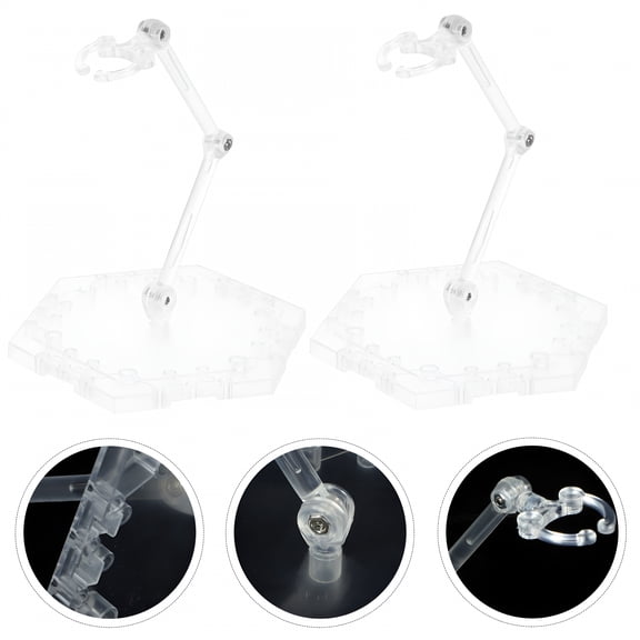 XIBUFE 2Pcs Action Figure Stands Model Support Stand Figures Collectors Action Figure Stands