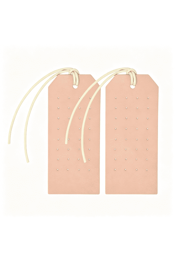 2Pcs Portable Leather Earring Holders Earring Stud Display Card Hanging Earrings Organizer Jewelry Display Card Earrings Travel Storage