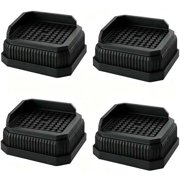 XIBUFE 4 Pack Treadmill Incline Riser Blocks,Stackable Walking Pad Incline Blocks for Height Lift,Leveling & Uphill Training,Heavy Duty Support Up to 4000 Lbs,for Gym and Home Use