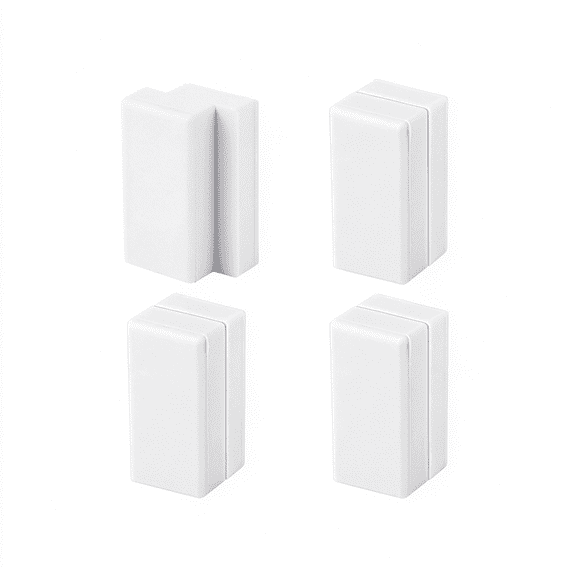 XIBUFE 4 Pairs Magnetic Flag Weights for Wind, Heavy Duty Magnet Weights Stabilizer Flags Curtain Banner Magnets for Bottom of American Flag Stop Wind Prevent Wrapping Outside Outdoor (White)