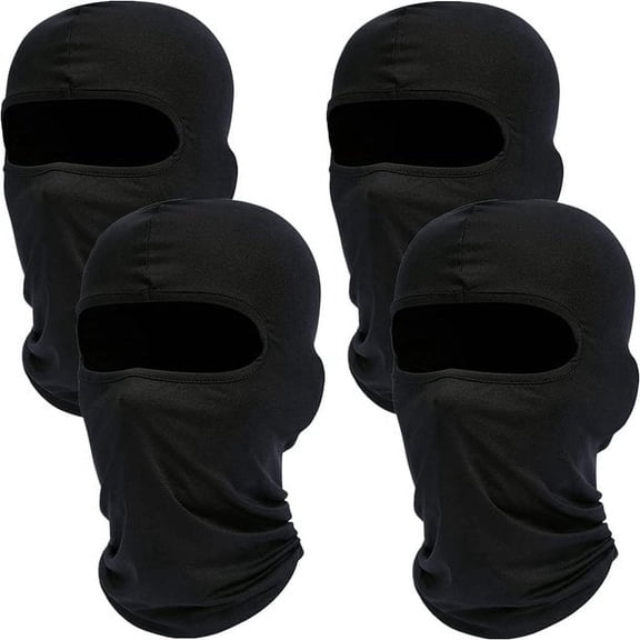 XIBUFE 4 Pcs Balaclava Face Ski Mask: Full Face Cover Hood Masks for Men Women Full Face Cover mask men