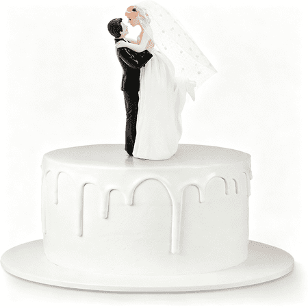 XIBUFE 5.5" Bride Groom Wedding Cake Topper,Resin Couple Statue Decorative Figurine,Vintage Cake Toppers for Anniversaries,Engagement Parties,Bridal Showers,Wedding Cake Decoration price history and forecast - XIBUFE None