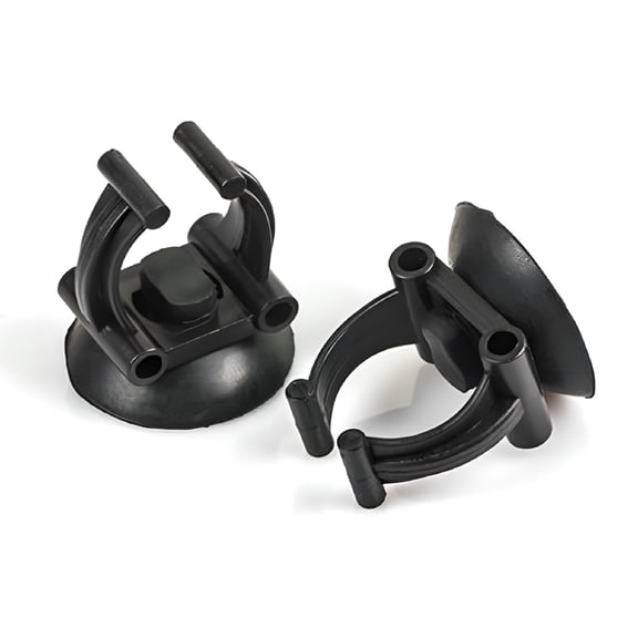 XIBUFE 5 Pack Aquarium Suction Cups, PVC Airline Tubing Clips for Fish Tanks, Strong Glass Mount Holders, 30mm 45mm for Secure Tidy Setup