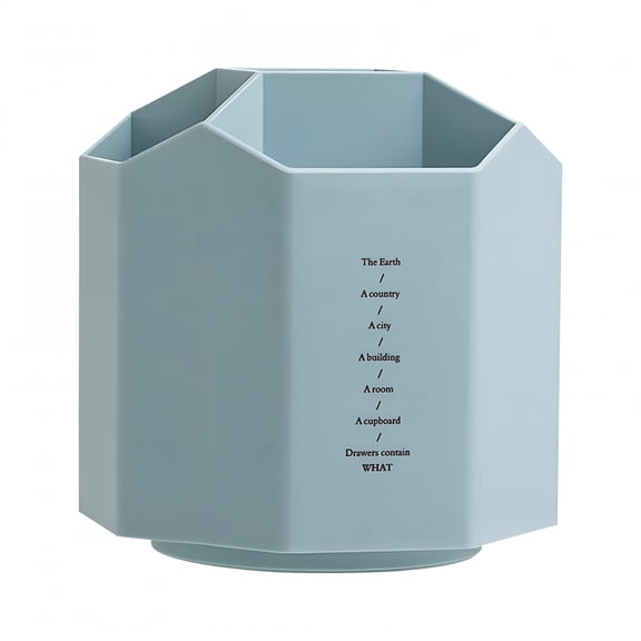XIBUFE 5 Slot Pen Cup,Multi Function Pen Pot,Pencil Holder Organizer,Multi capacity Marker Storage,Desktop Storage Caddy,Pen Holder Stand,Pen Barrel,Office Supplies
