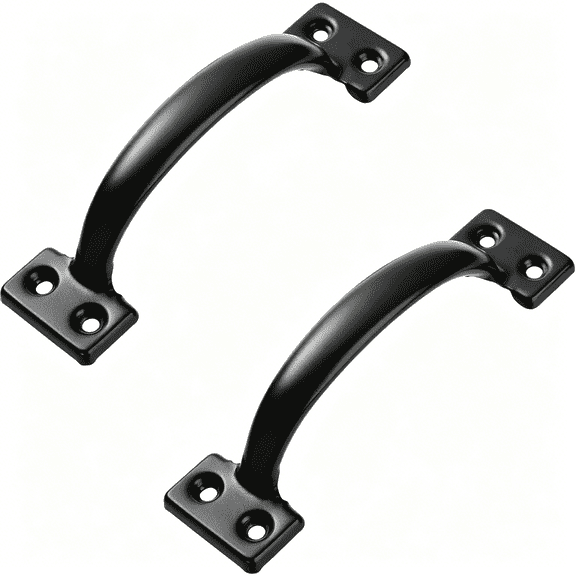 XIBUFE 6-1/2" Pulls in Black- 2 Pack