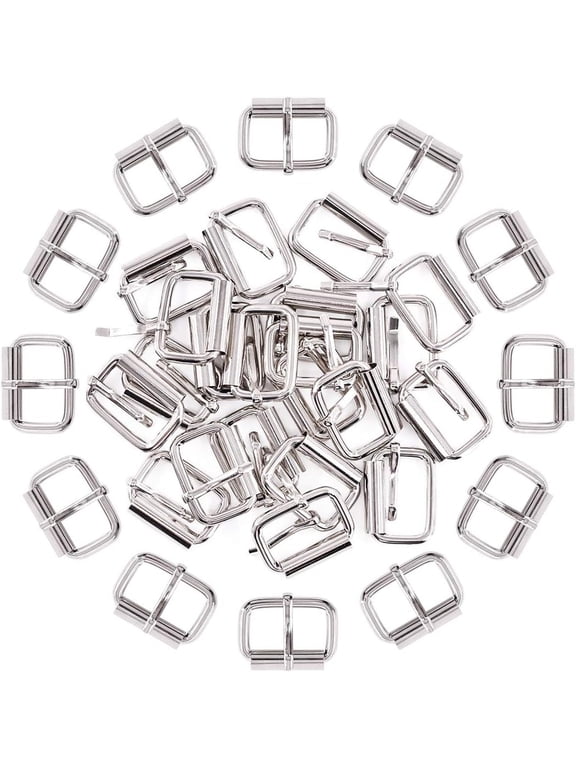 60Pcs 1 Inch / 25mm Heavy Duty Metal Ring Webbing Belts belt buckles belt