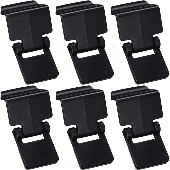 XIBUFE 6Pcs Plastic Reptile Tank Lid Locks-Secure Adhesive Escape Prevention Clips for 10 40-120 Gallon Terrarium,Snake,Turtle,Gecko,Lizard Enclosure,Fish Tank Aquarium Lid Latches