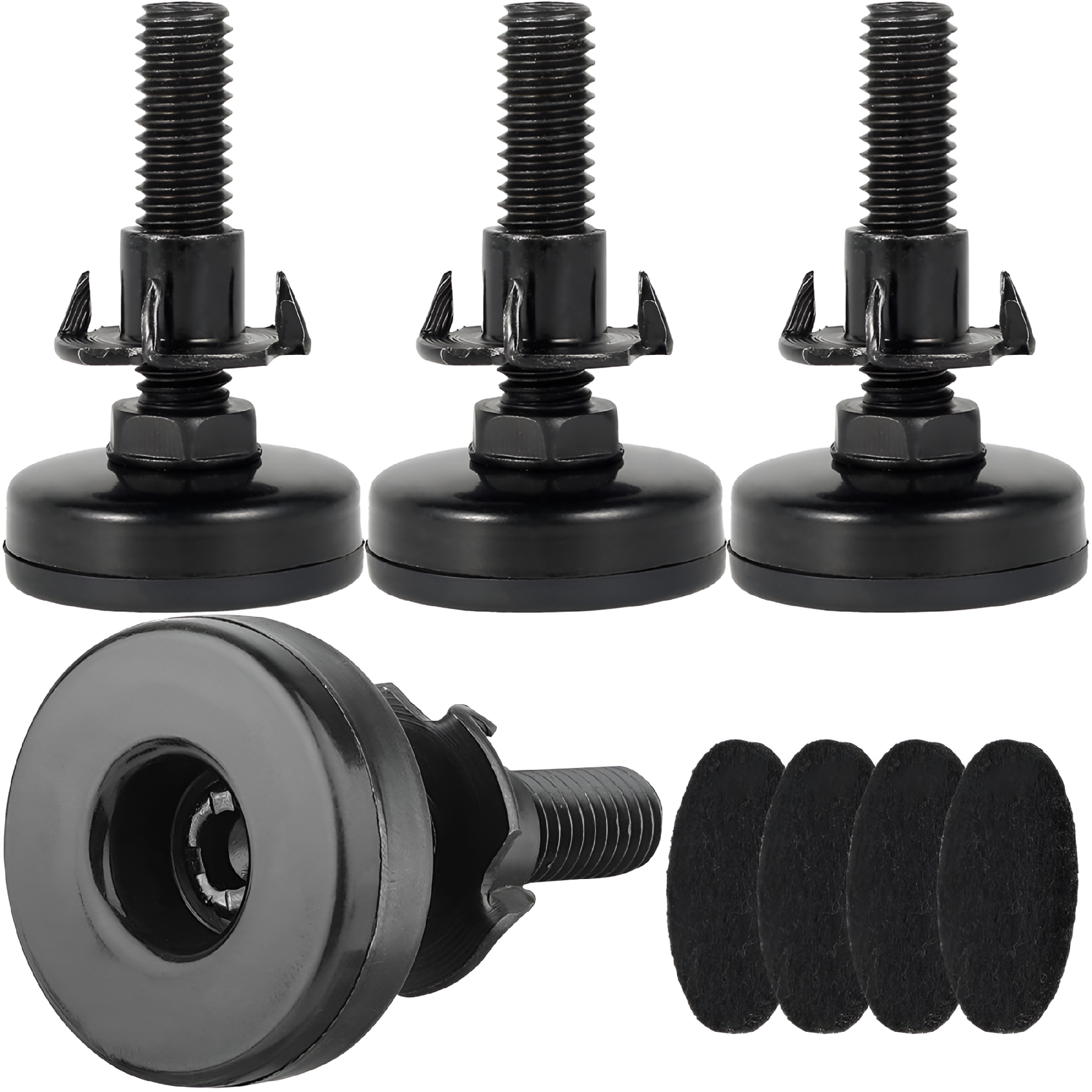 XIBUFE 8 Pack Furniture Levelers Heavy Duty Furniture Leveling Feet ...