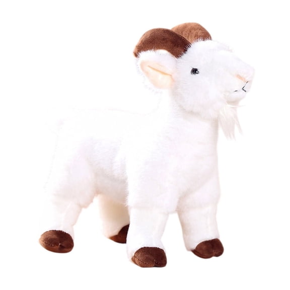 XIBUFE Adorable Plush Sleeping for Kids,11.81In Soft Cotton Stuffed Animal Toy,Ideal Goodnight Gift for Children&Home Decor,Sheep Stuffed Animal