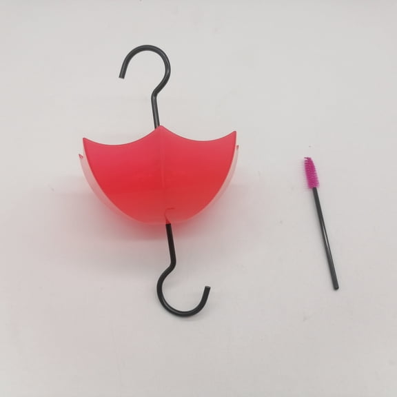 XIBUFE Ant Moat for Hummingbird Feeders, Hummingbird and Oriole Hanging Feeder Ant Guard, Large Capacity Bird Feeder Accessory Hooks, 4 Oz, Red, Ant Guard for Hummingbird Feeder