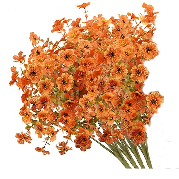 XIBUFE Artificial Fall Flowers 4 Pack Floral Picks 14.5"