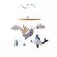 thumbnail image 1 of XIBUFE Baby Crib Mobile Ocean Nursery Mobile for Boys Girls Handmade Felt Mobile for Crib Nursery Decor for Infant Bedroom Hanging Baby Mobile for Bassinet Newborn Baby Gift（Whales）, 1 of 9