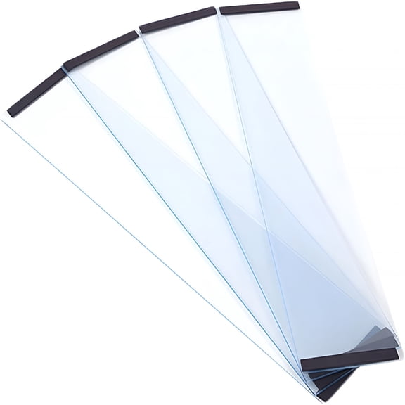 XIBUFE Bird Cage Seed Catcher Guard 4Pcs Anti-Scatter Mess-Free Transparent Pvc for Parrot Parakeet