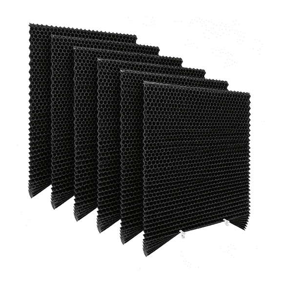 XIBUFE Blackout Paper Window Blinds 36" X 72" 6 Pack Temporary Cordless Stick on Self-Adhesive No Drill Shades Darkening Pleated Cover Bedroom Kitchen Patio Door Black 100% Paper Material
