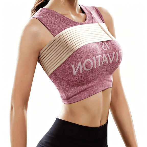 XIBUFE Breast Compression Band - Post Surgical Implant Stabilizer Strap Support Brace Bandage Compression Bra Post Surgery