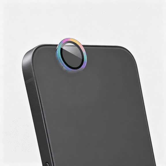 XIBUFE Camera Lens Protector for Iphone 16E / Iphone 17E,1 Pack|Tempered Metal Glass Camera Cover,Hd Clear Anti-Scratch Lens Screen Protector Film,Case Friendly,Colorful Titanium