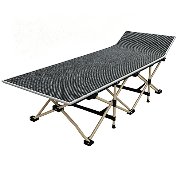 XIBUFE Camping Cot with Mattress for Adults,Folding Sleeping Cot 600Lbs Max Load,Portable Camping Cot with Carry Bag,28" Wide Cot for Camping,Home,Office,Travel (Blue)