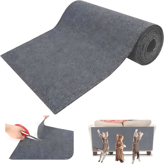 XIBUFE Cat Scratch Couch Furniture Protector,Adhesive Cat Scratch Pad Deterrent for Furniture,Diy Climbing Cat Scratcher Couch Protector from Cat Claws Furniture Protectors from Cats Scratching