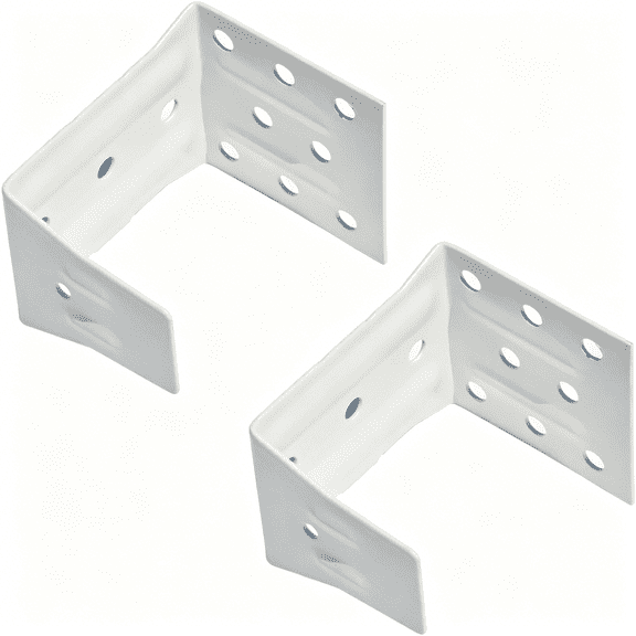 XIBUFE Center Support Bracket 2 Pack White Color for 2" High Profile Blinds Headrail Holder