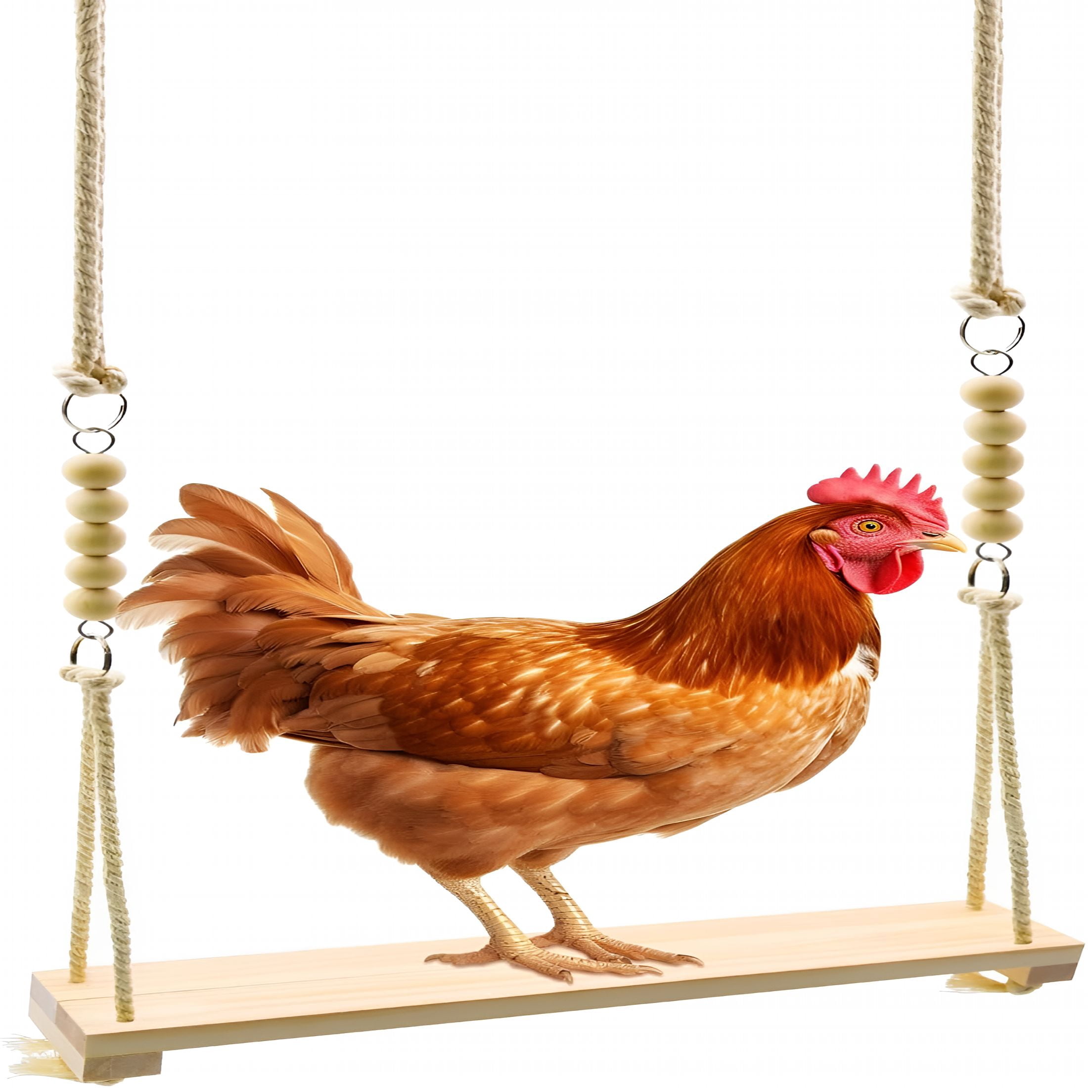 Chicken Rocking Chair XIBUFE Chicken Swing Toy, Wood Chicken Swing Toy, Chicken Swing for ...