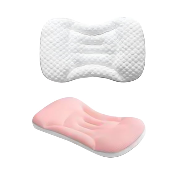 XIBUFE Children'S Travel Pillow Cute Soft Cozy Ergonomic Design for Baby Stroller Seat Breathable Washable Small Pillow