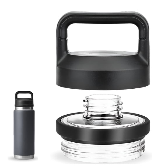 XIBUFE Chug Cap for Water Bottle,Lid for 18 Oz 26 Oz 36 Oz 64 Oz Chug Replacement Top Cap Cover Water Bottle Parts Accessories Water Bottle Top Replacement