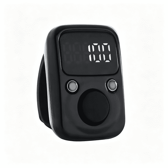 XIBUFE Clicker Number Counter Hand Finger Display Manual Counting Tally Timer Soccer Usb Charging Buddhist Prayer Muslims Prayer Conference Attendance Counters Digital Electronic
