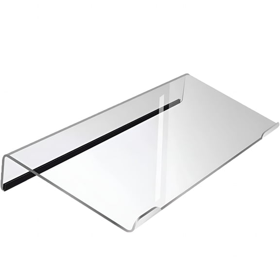 XIBUFE Computer Keyboard Stand Pc Keyboard Stand,Acrylic Tilted Keyboard Stand for Ergonomic Typing Clear Keyboard Tray for Easy Typing and Working,Keyboard Holder with Silicone Non-Slip Case
