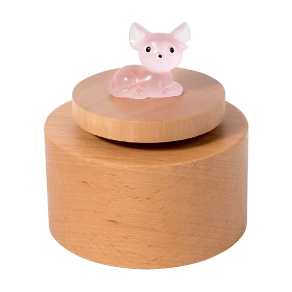 XIBUFE Cute Little Animal Wooden Mechanical Music Box,You Are My Sunshine Musical Box,Gift for Boys and Girls Kids Music Box for Kids