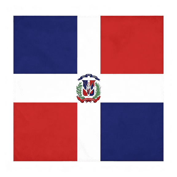 XIBUFE Dominican Republic Flag 3X5Fts-Dominican Flags with Brass Grommets 3X5 Ft Patriotic Dominican Flag