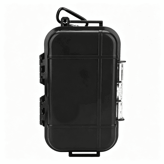 XIBUFE Dry Box Waterproof,1Pcs Dry Storage Box,Abs Dry Box for Boat Inner Rubber,Waterproof Small Dry Box with Stainless Steel Fitting for Outdoors Camping Fishing